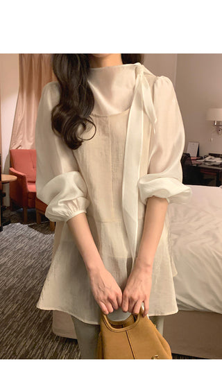 (3 colors) Layered dress