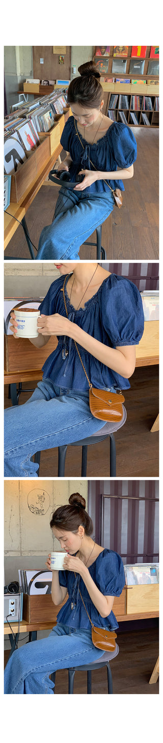 Hiky Shirred Blouse - 2 colors!