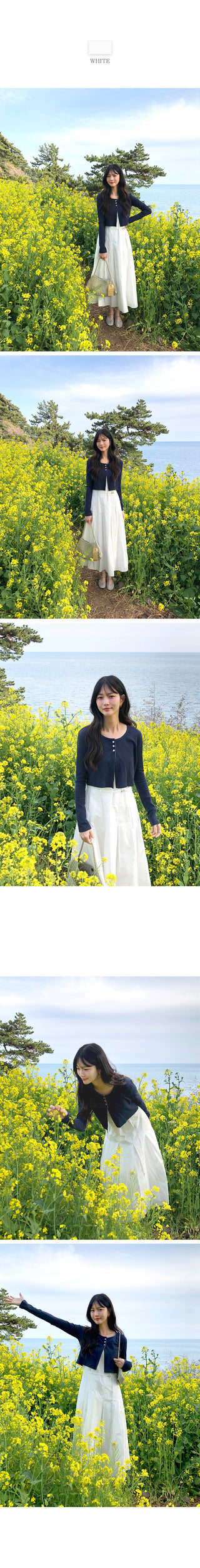 Frilled pleated camisole long dress
