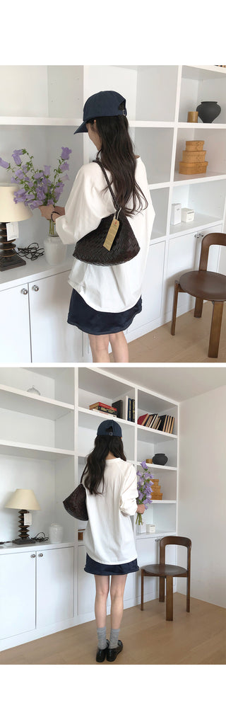 Printed long-sleeved T-shirt