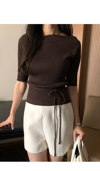 [3 colors] Tweed shorts
