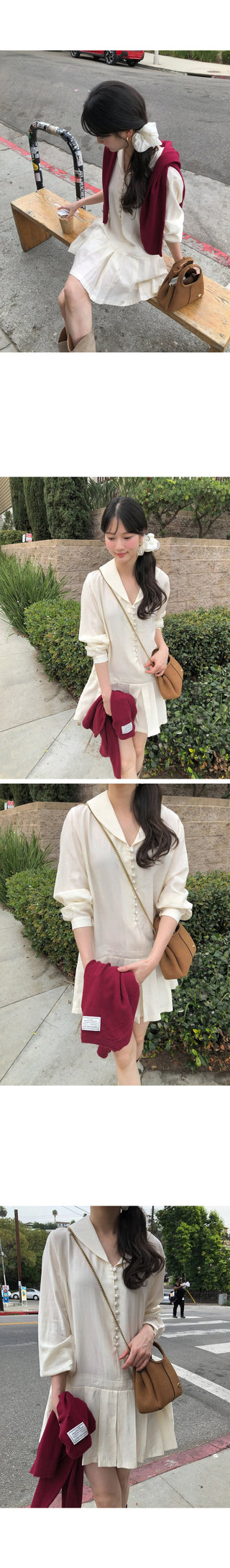 (2 colors) Pleated Jumpsuit