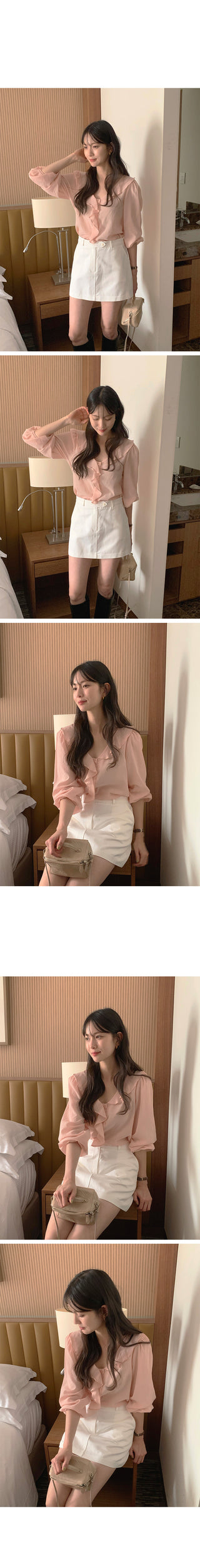 Frill blouse