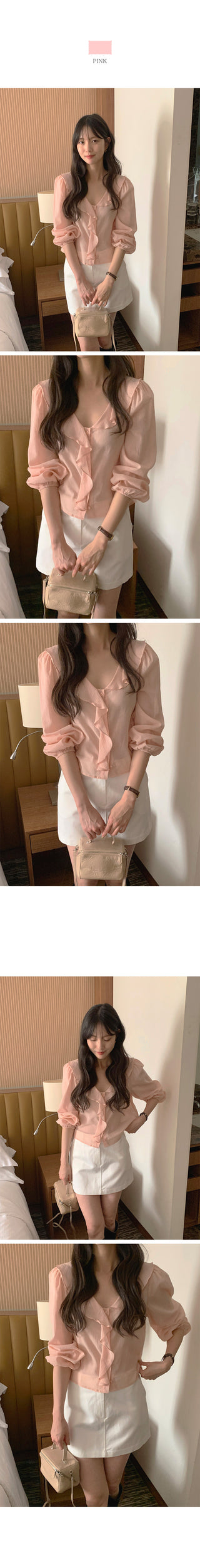 Frill blouse