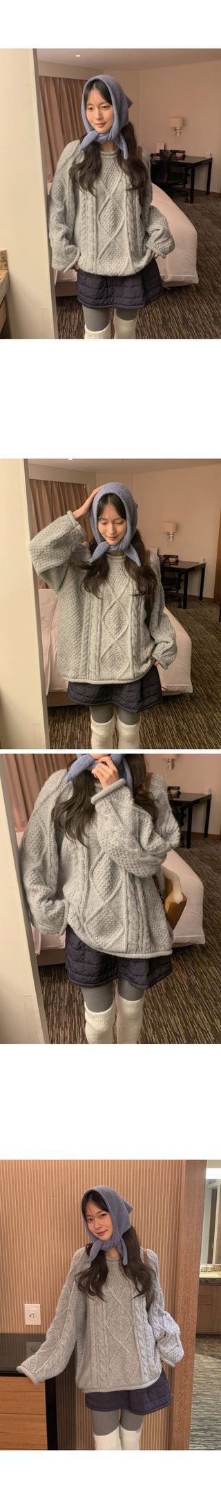 (3 colors) Quilted Down Mini Skirt