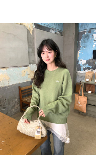 Low-rise denim pants