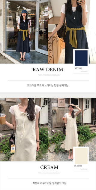 [5 colors] Halter neck sleeveless top