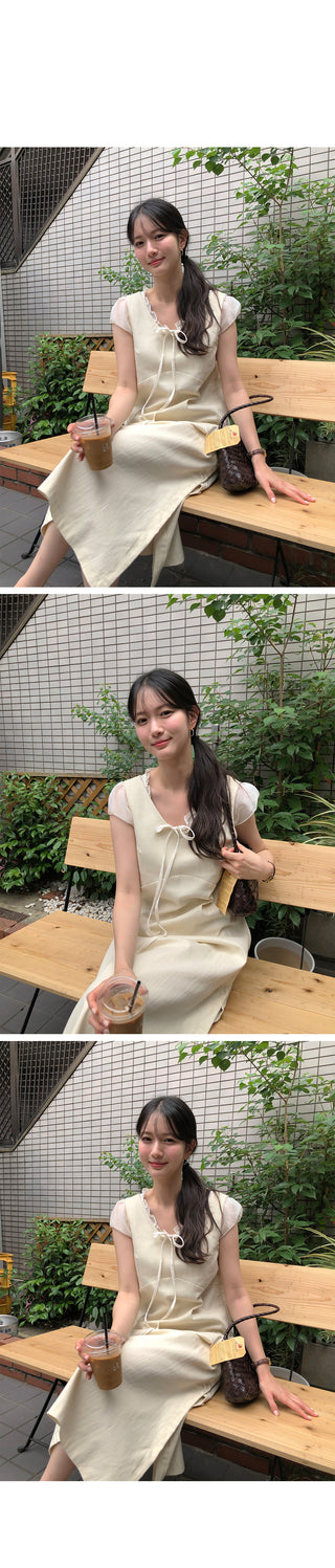 [5 colors] Halter neck sleeveless top