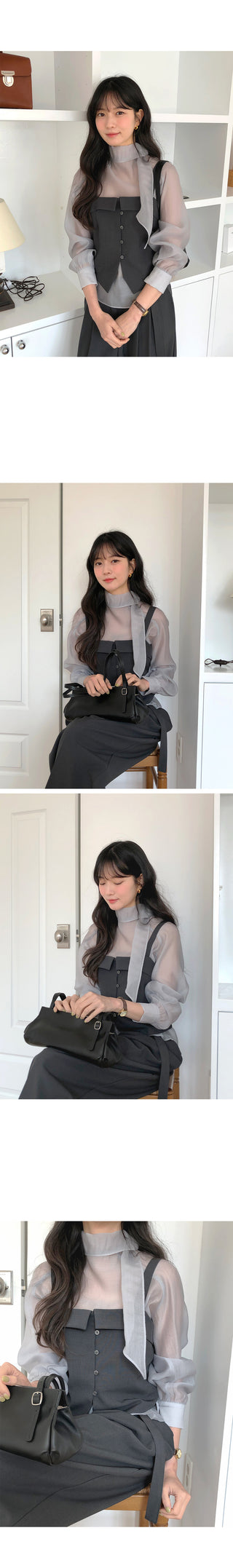 Scarf blouse