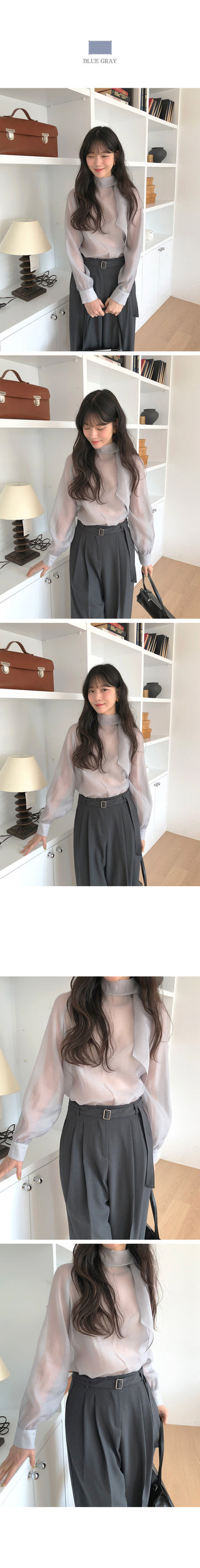 Scarf blouse