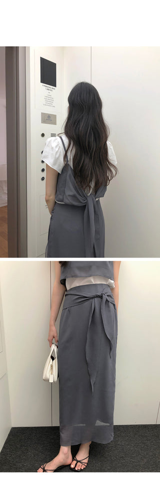 [3 colors] Bustier Blouse