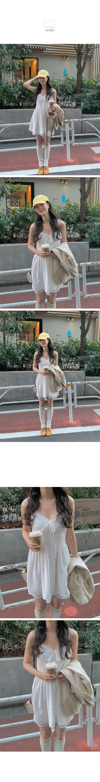(2 colors) Ribbon Dress