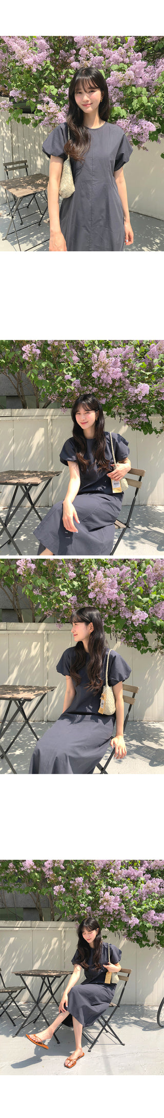 (2 colors) Cotton Long Dress