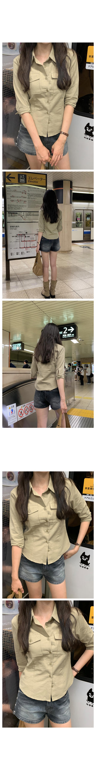 (4 colors) Capri Cotton Shirt