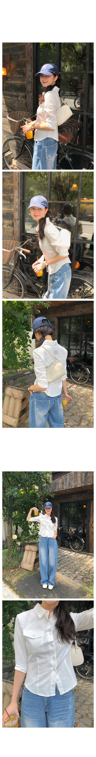 (4 colors) Capri Cotton Shirt