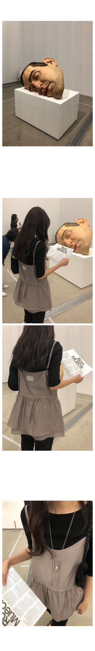 Ribbed 7/8 length T-shirt