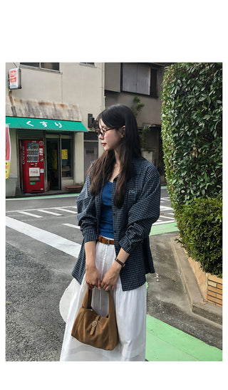 Wrinkle Halter Cardigan Set