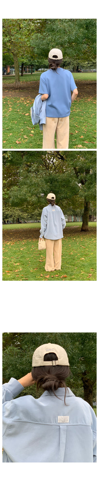 Loose-fit corduroy shirt