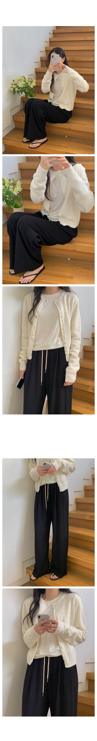 Wide ribbed pants, 4 colors
