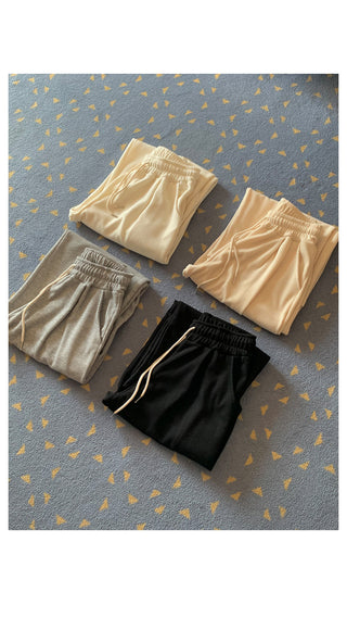 Wide ribbed pants, 4 colors