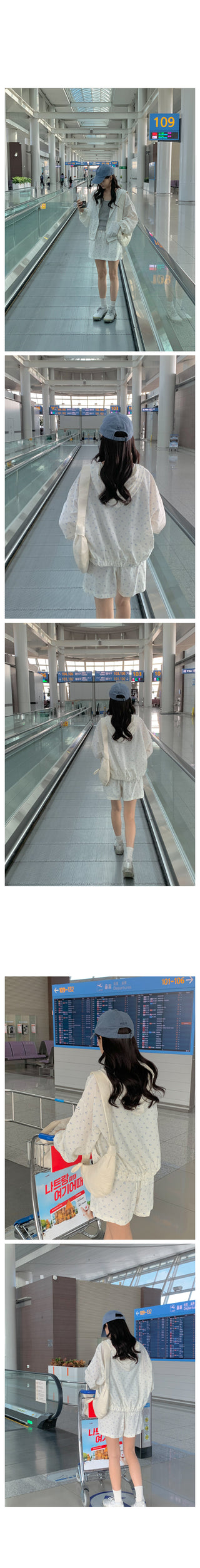 Flower Nylon Parka