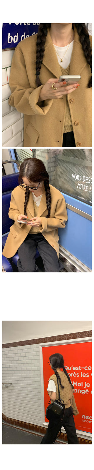 Minute Cable Knit Vest