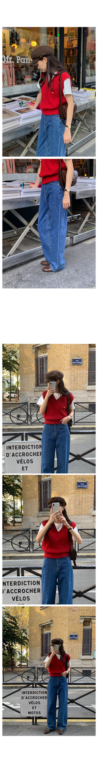 Minute Cable Knit Vest