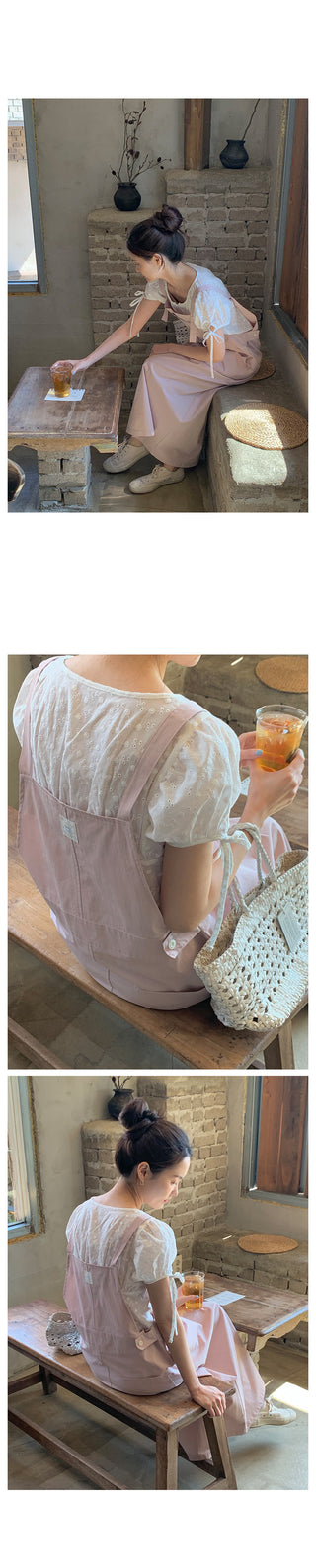 Overalls dress in 5 colors!