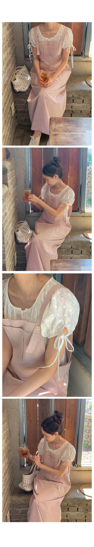 Overalls dress in 5 colors!