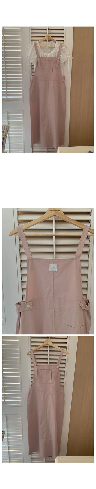 Overalls dress in 5 colors!