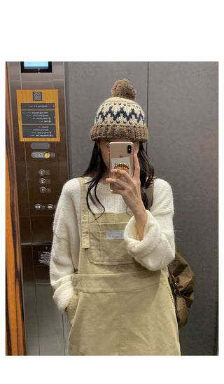 Corduroy Overalls Dress
