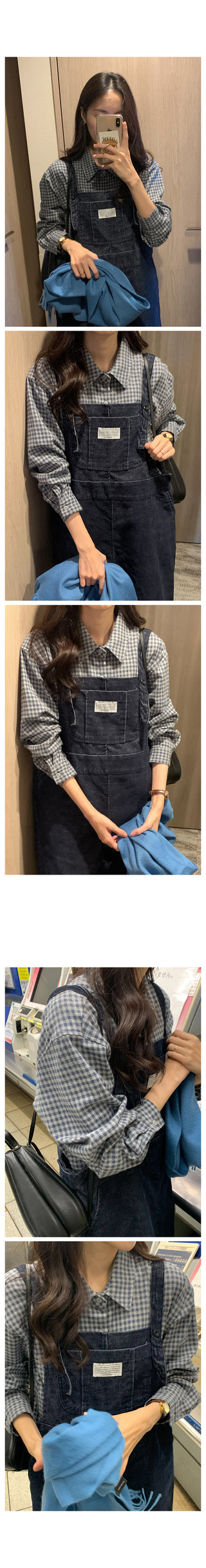 Corduroy Overalls Dress