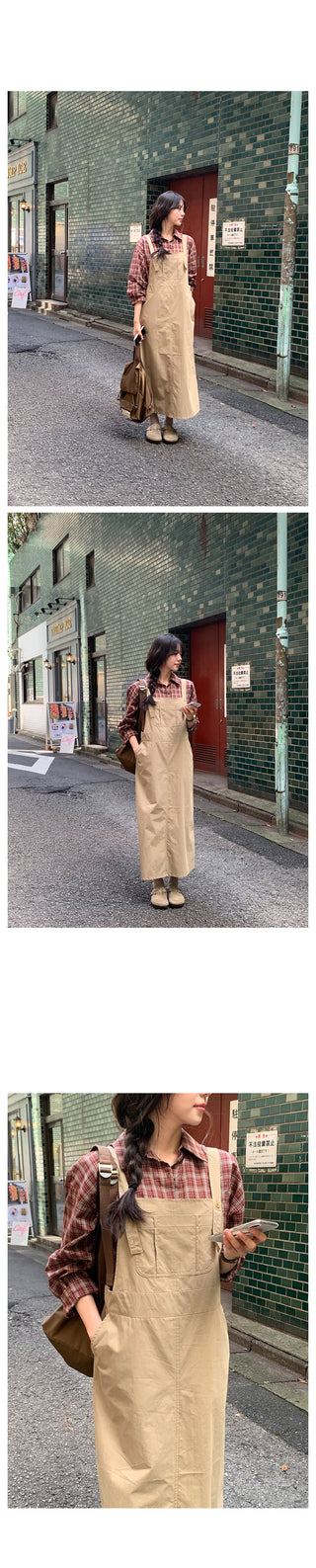 Overalls dress in 5 colors!