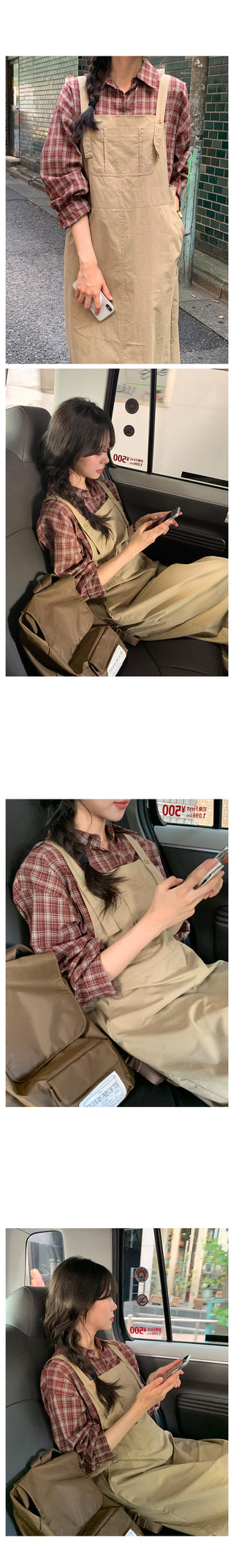 Overalls dress in 5 colors!