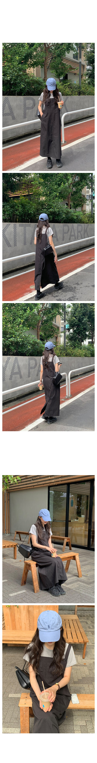 Overalls dress in 5 colors!
