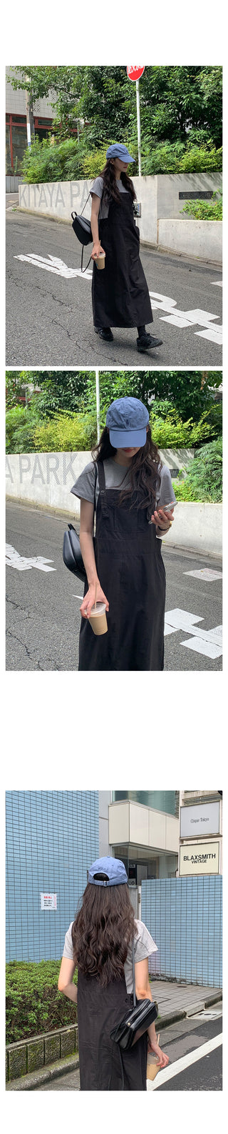 Overalls dress in 5 colors!
