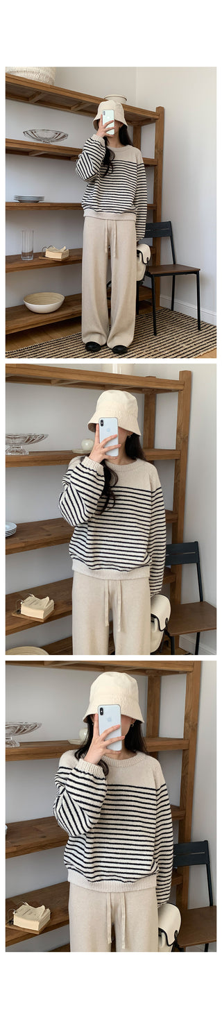 Spring Wide Knit Pants (4 colors)
