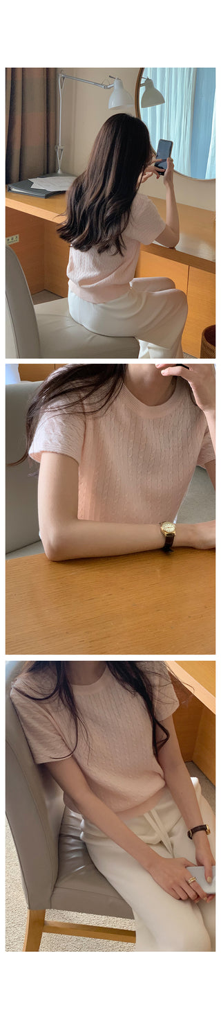 Spring Wide Knit Pants (4 colors)