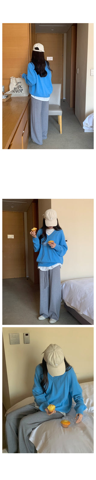 Spring Wide Knit Pants (4 colors)