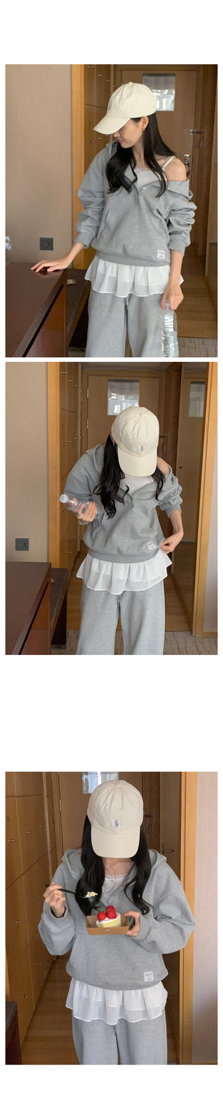 Pikey Button Hooded Parka
