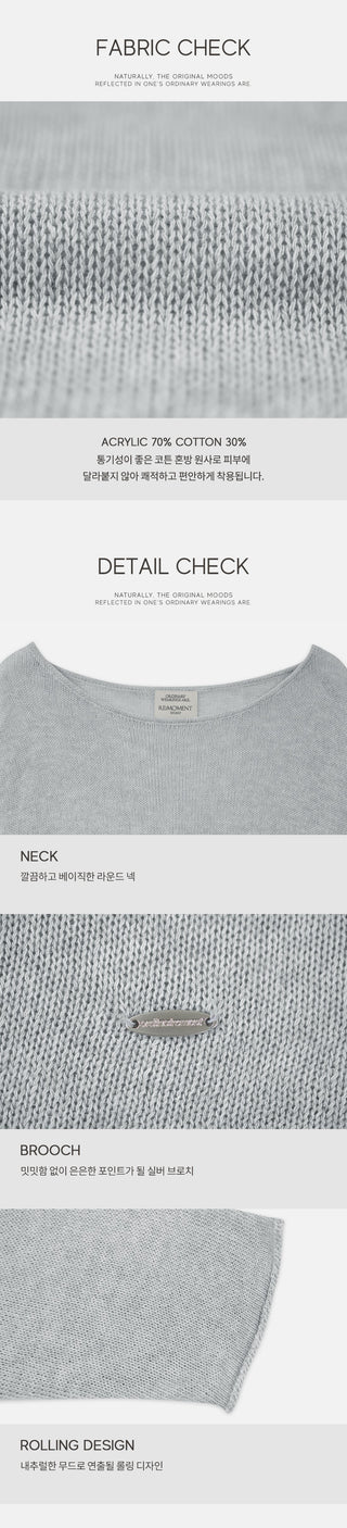 Summer cotton knit