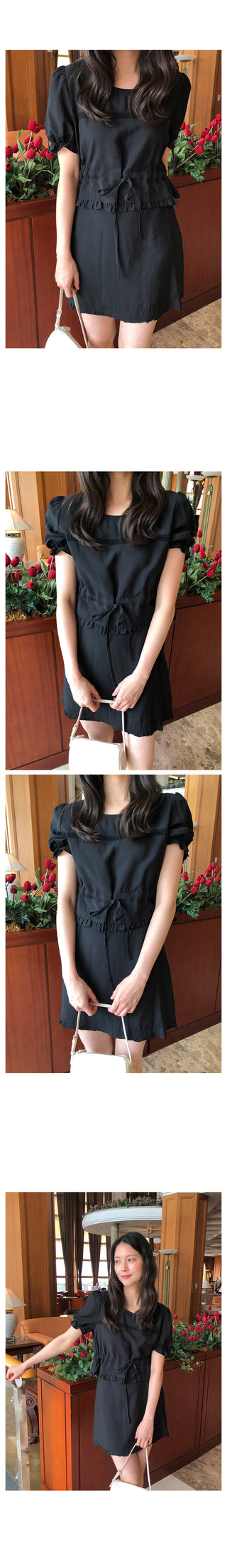 Round Crop Blouse Set - Blouse (Set Item / 200% Versatility / Wedding Look)