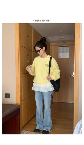 Round sweatshirt