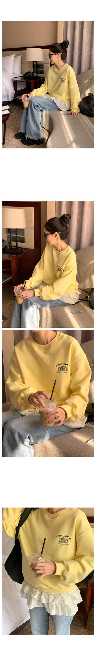 Round sweatshirt