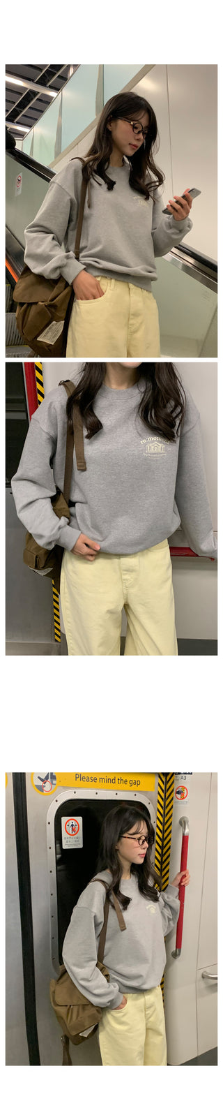 Round sweatshirt
