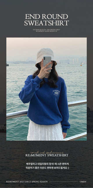 Round sweatshirt