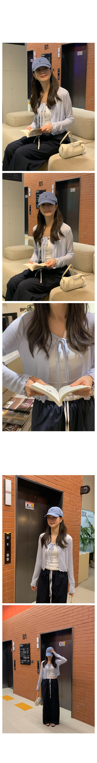 Organza puff blouse