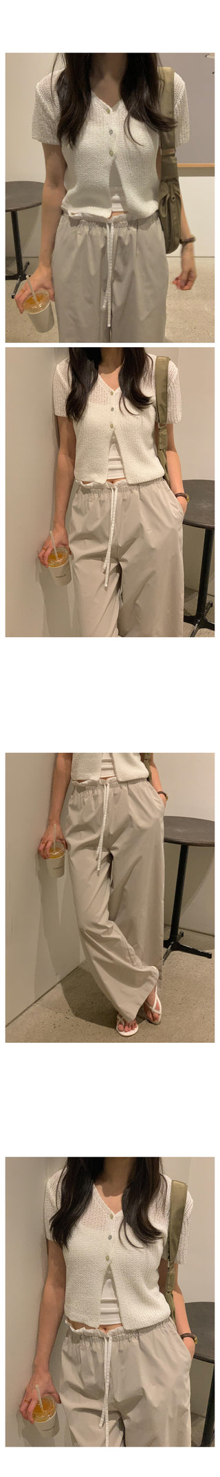 Organza puff blouse