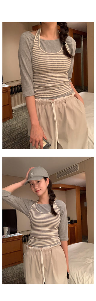 Organza puff blouse