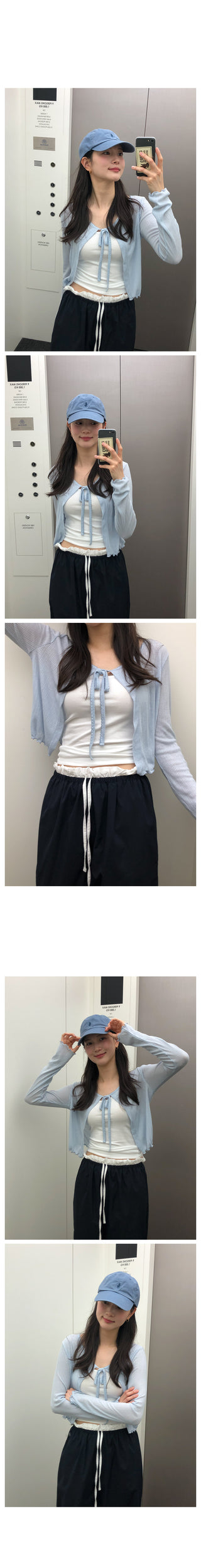 Organza puff blouse